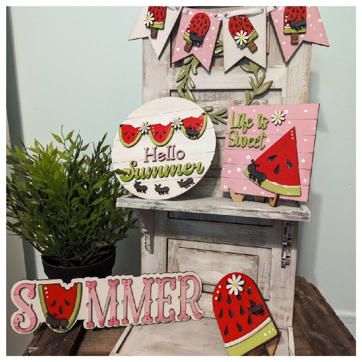 Summer Watermelon Tray Set