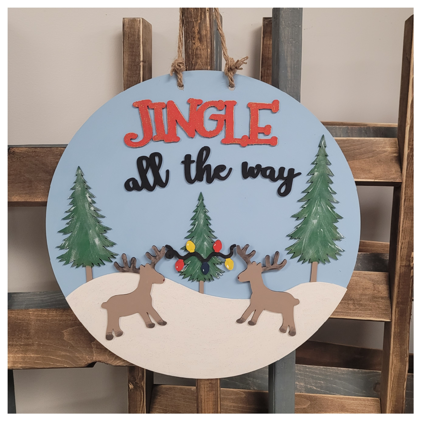 Jingle all the Way Doorhanger