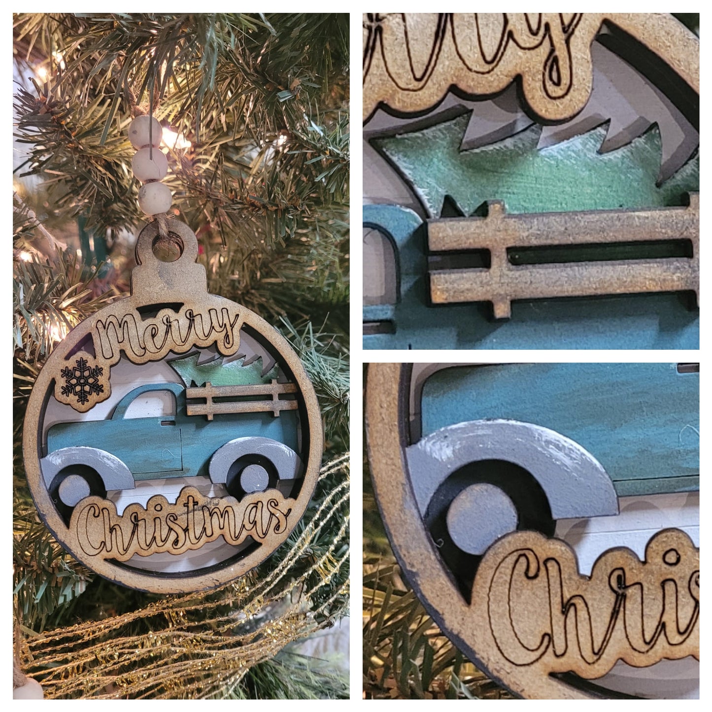 Layered truck Ornament