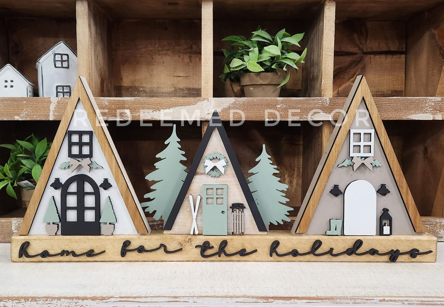 Christmas A frame CABINS