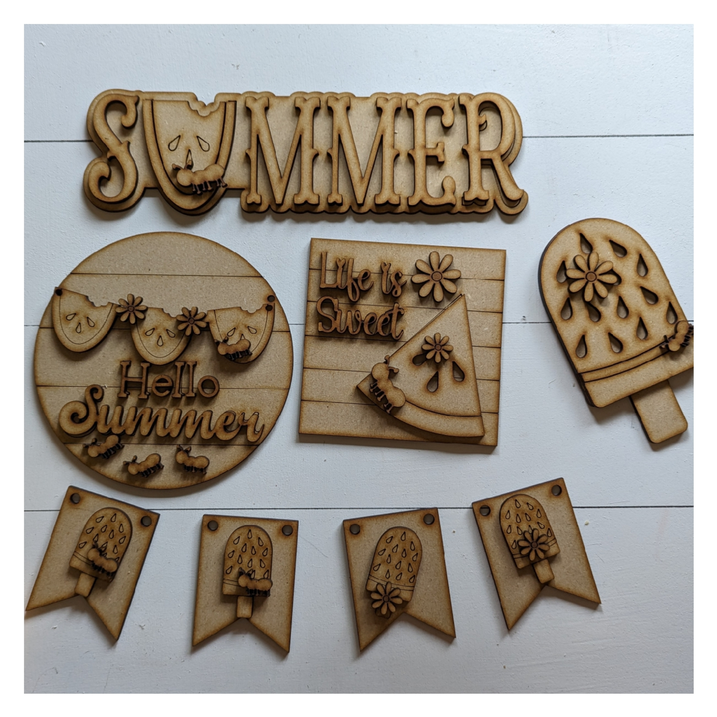 Summer Watermelon Tray Set