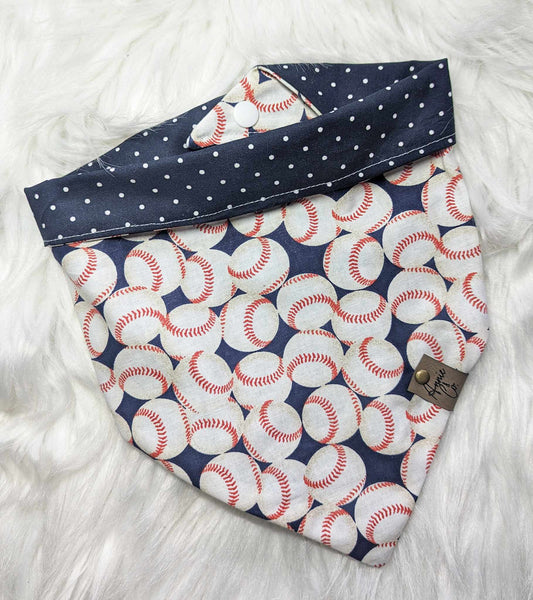 Baseball SNAP dog Bandana