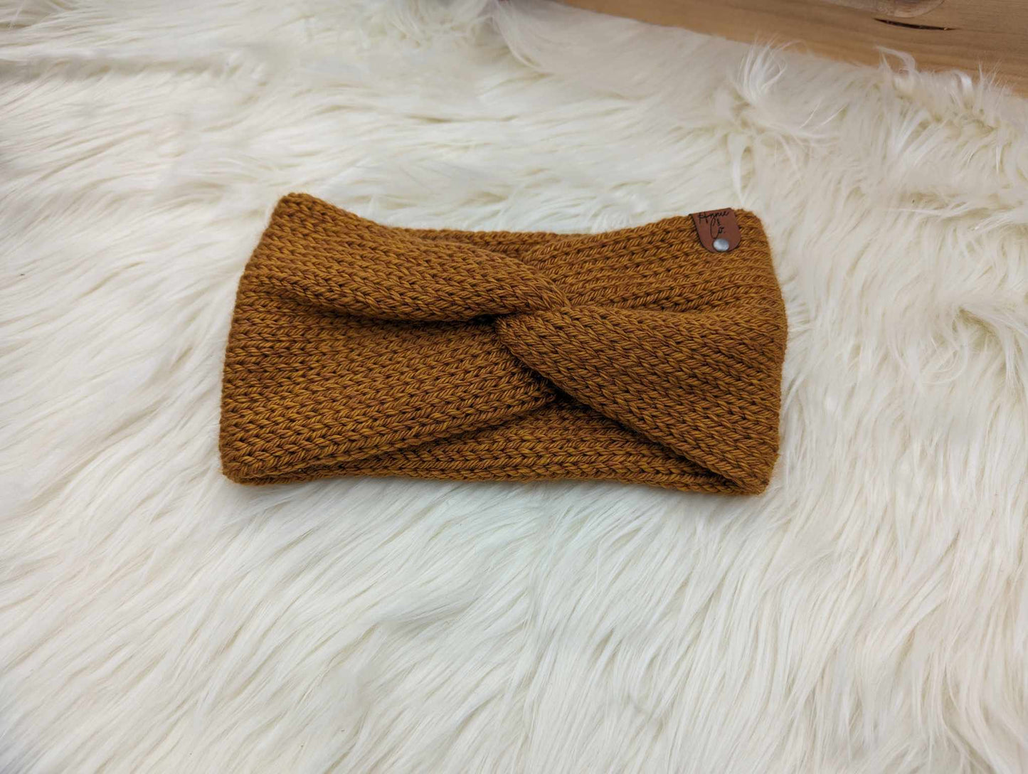 MUSTARD Knitted Earwarmer