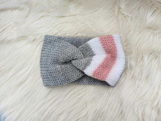 SOCK MONKEYPINK,  Knitted Earwarmer