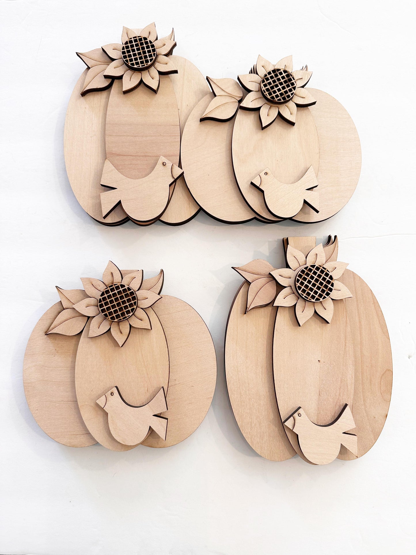 Pumpkin set of four