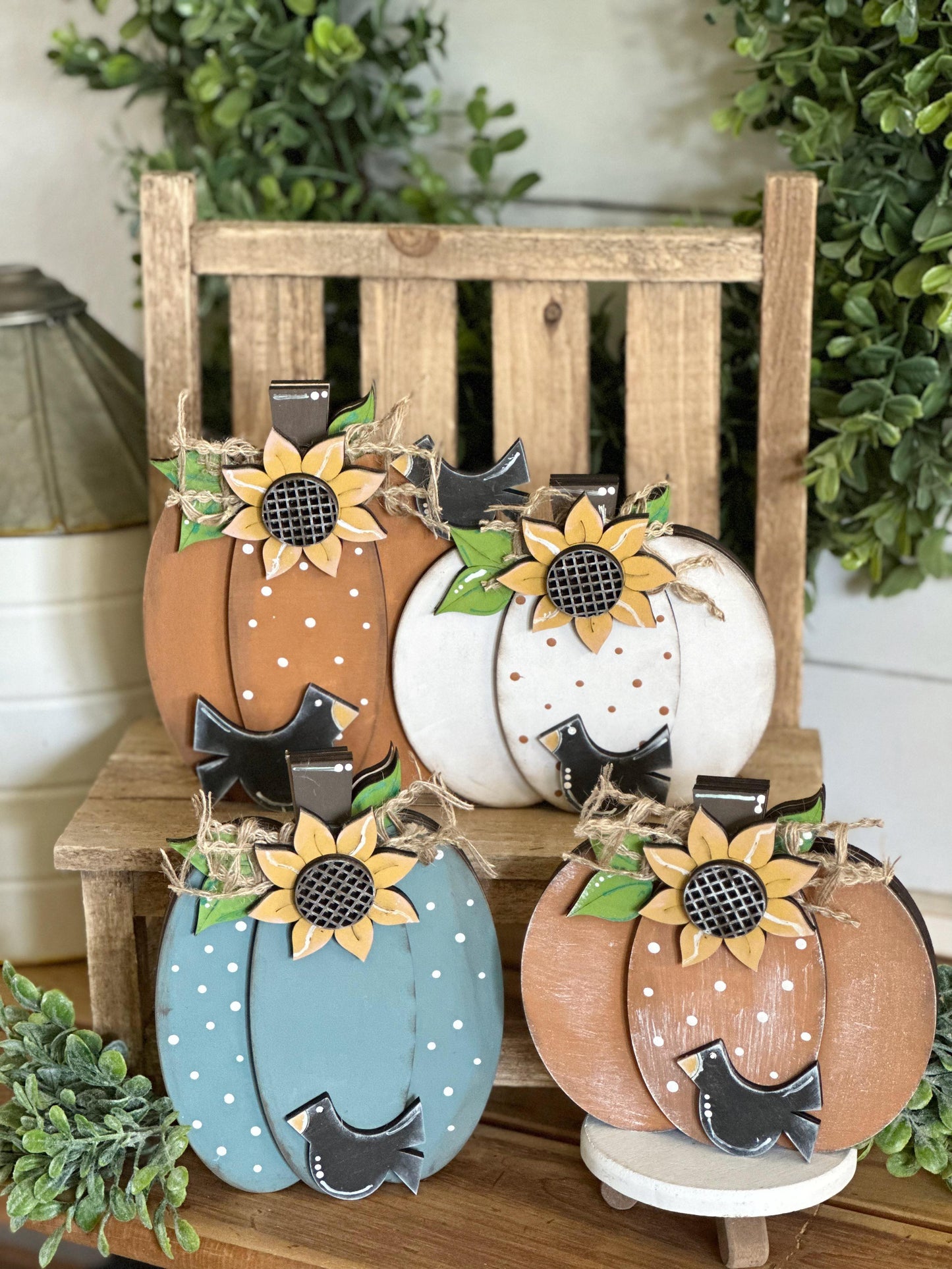 Pumpkin set of four