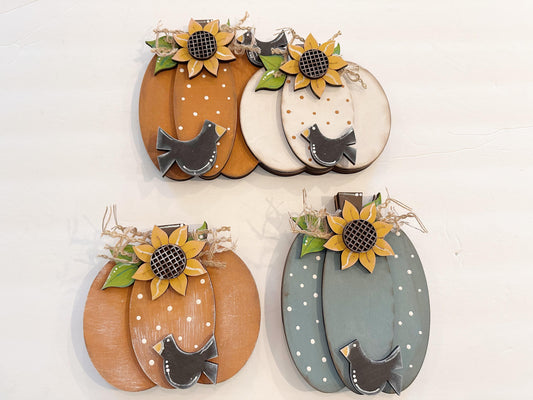 Pumpkin set of four