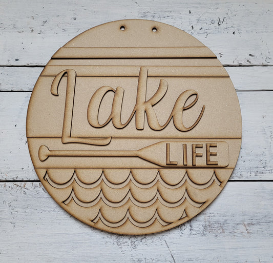 Lake Life Doorhanger