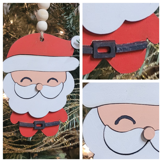 Santa & Mrs Claus Ornament Set