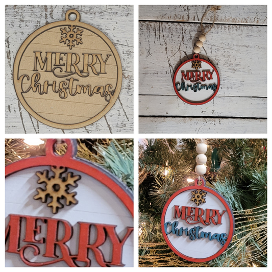 Merry Christmas ornament