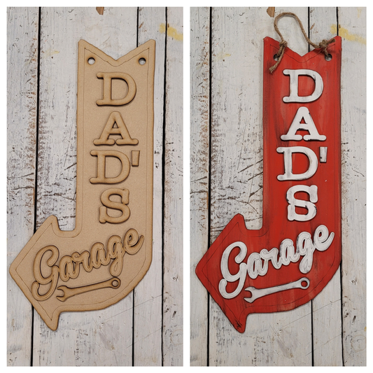 Dad's Garage Sign