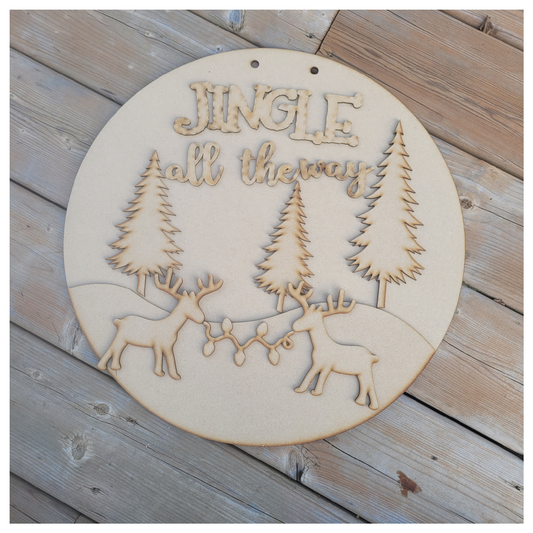 Jingle all the Way Doorhanger